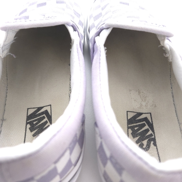 Vans Kids Classic Checkered Slip On Shoes size 2.5 - Picture 12 of 15